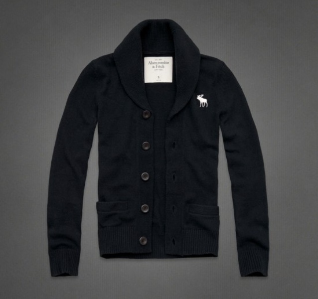 Abercrombie Fitch Hombres Cardigan Jersey AF6386